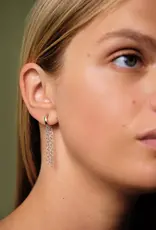 Kendra Scott Eve Huggie Earring Rhodium Metal