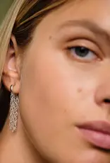 Kendra Scott Eve Huggie Earring Rhodium Metal