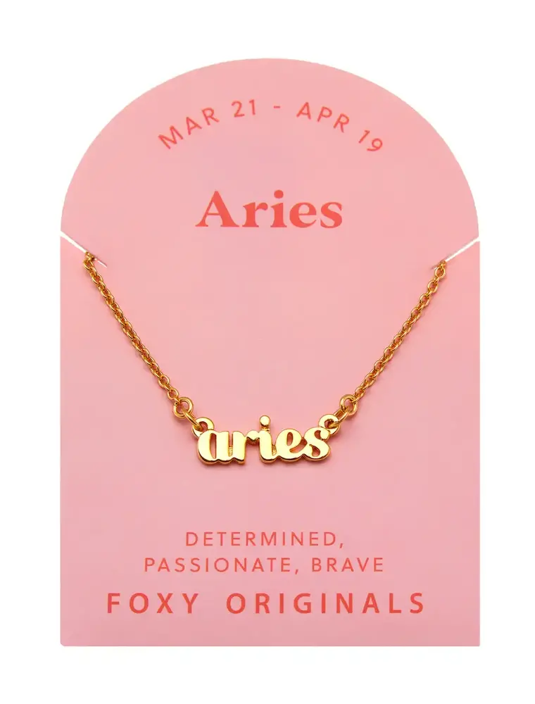 Foxy Originals Zodiac Aries Necklace