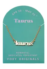 Foxy Originals Zodiac Taurus Necklace