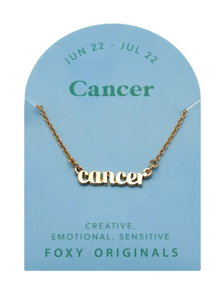 Foxy Originals Zodiac Cancer Necklace
