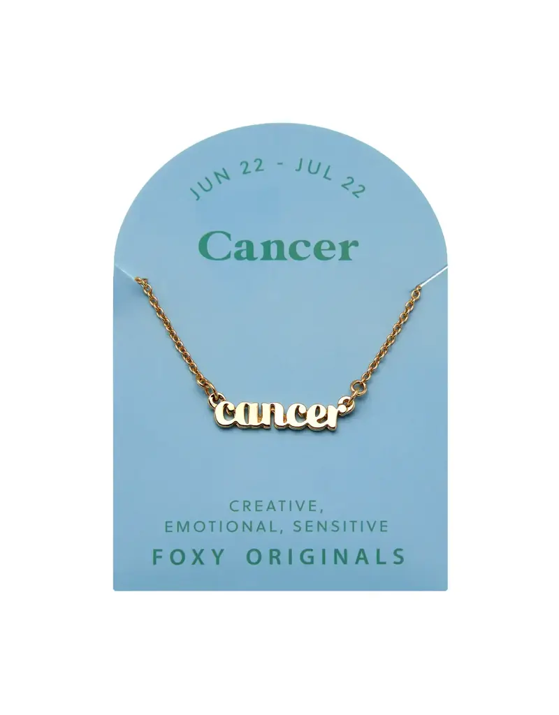 Foxy Originals Zodiac Cancer Necklace