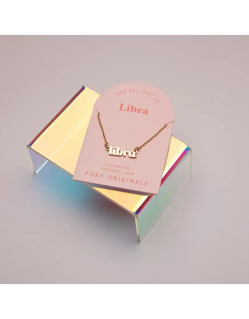 Foxy Originals Zodiac Libra Necklace