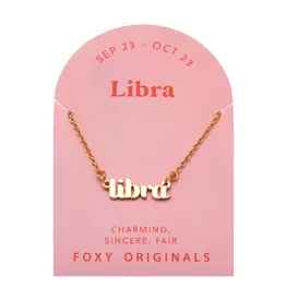 Foxy Originals Zodiac Libra Necklace
