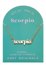 Foxy Originals Zodiac Scorpio Necklace