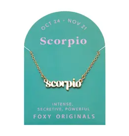 Foxy Originals Zodiac Scorpio Necklace
