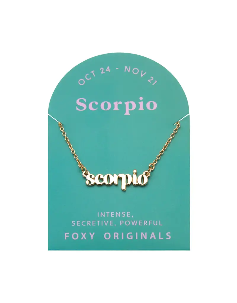 Foxy Originals Zodiac Scorpio Necklace