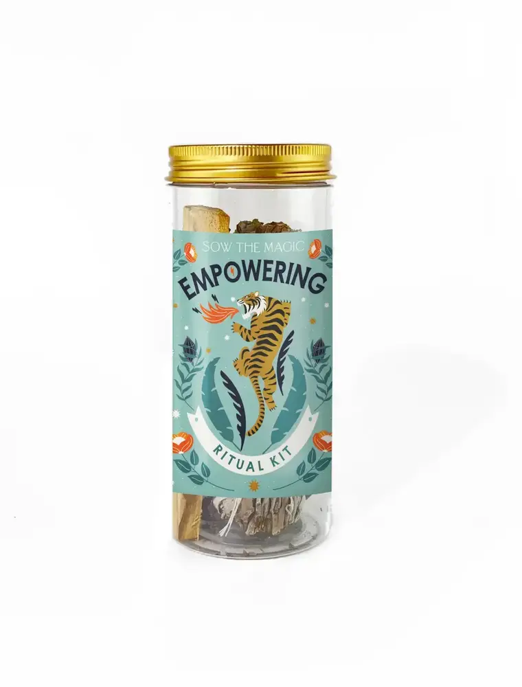 Sow the Magic Empowering Ritual Kit with Obsidian, Palo Santo + Sage