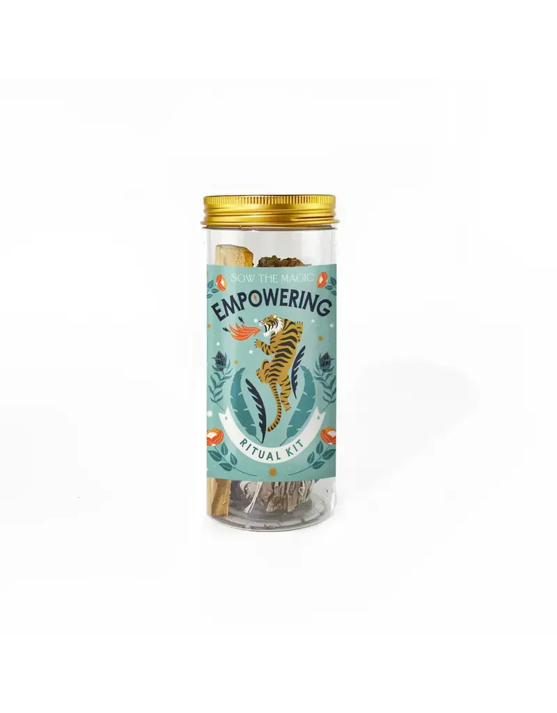 Sow the Magic Empowering Ritual Kit with Obsidian, Palo Santo + Sage