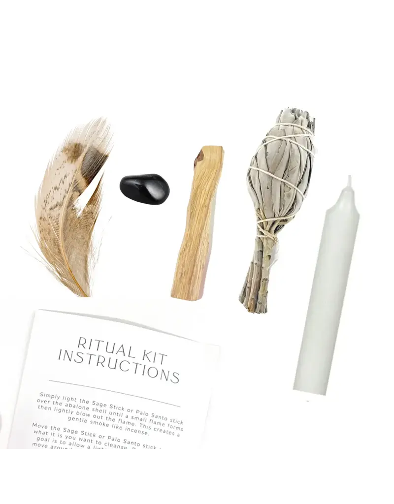 Sow the Magic Empowering Ritual Kit with Obsidian, Palo Santo + Sage