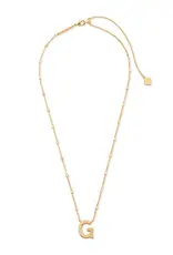 Kendra Scott Letter G Pendant Necklace Gold