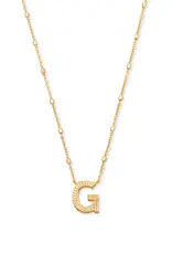 Kendra Scott Letter G Pendant Necklace Gold