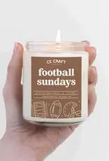 CE Craft Co Football Sundays Soy Wax Candle