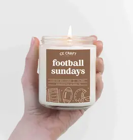 CE Craft Co Football Sundays Philly Soy Wax Candle