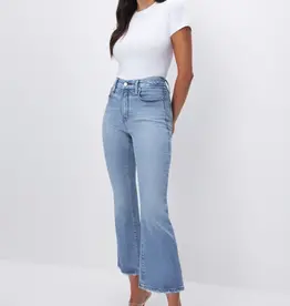 Good American Good Legs Crop Mini Boot Jeans