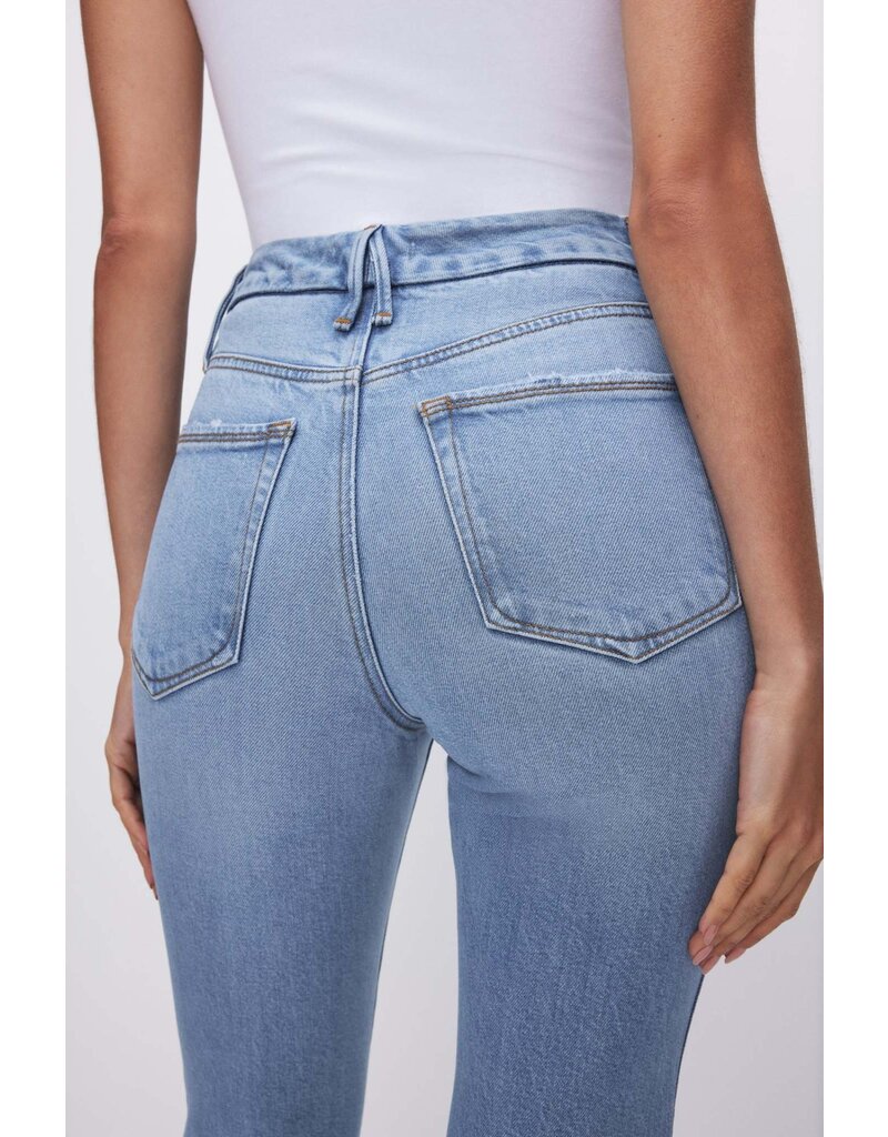 Good American Good Legs Crop Mini Boot Jeans