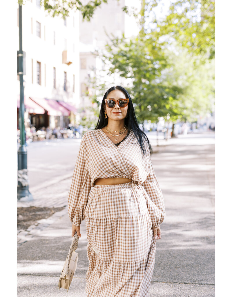 Sadie & Sage Souvenirs Surplice Top