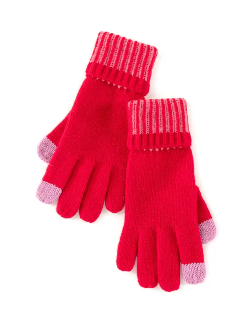 Shiraleah Christie Touchscreen Gloves (red)