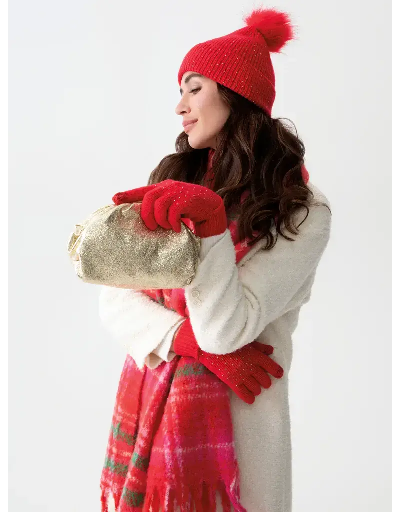 Shiraleah Natalia Touchscreen Gloves (red)