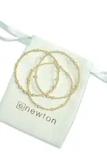 ENEWTON Hope Unwritten 4MM bead Bracelet Gold