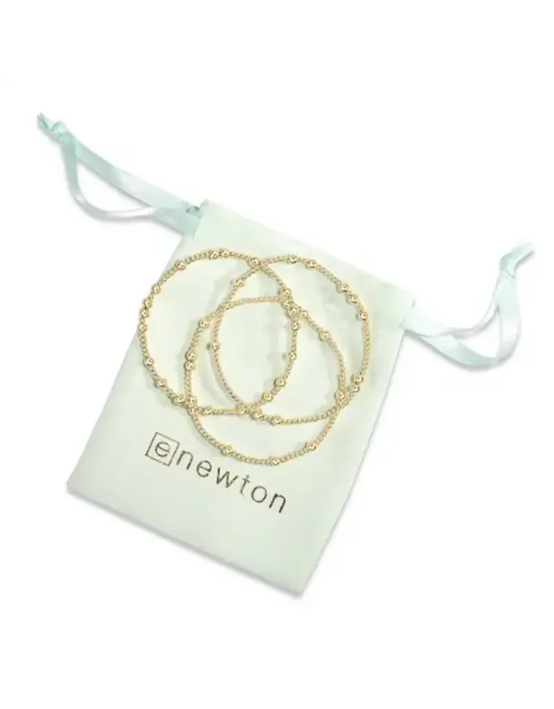 ENEWTON Hope Unwritten 4MM bead Bracelet Gold