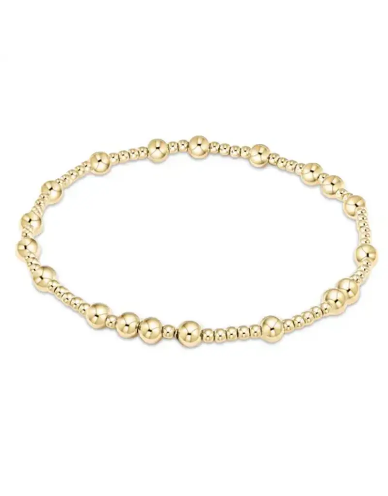 ENEWTON Hope Unwritten 4MM bead Bracelet Gold