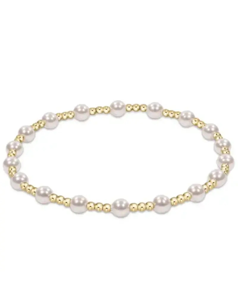 ENEWTON Classic Sincerity 4MM Bead Bracelet Pearl