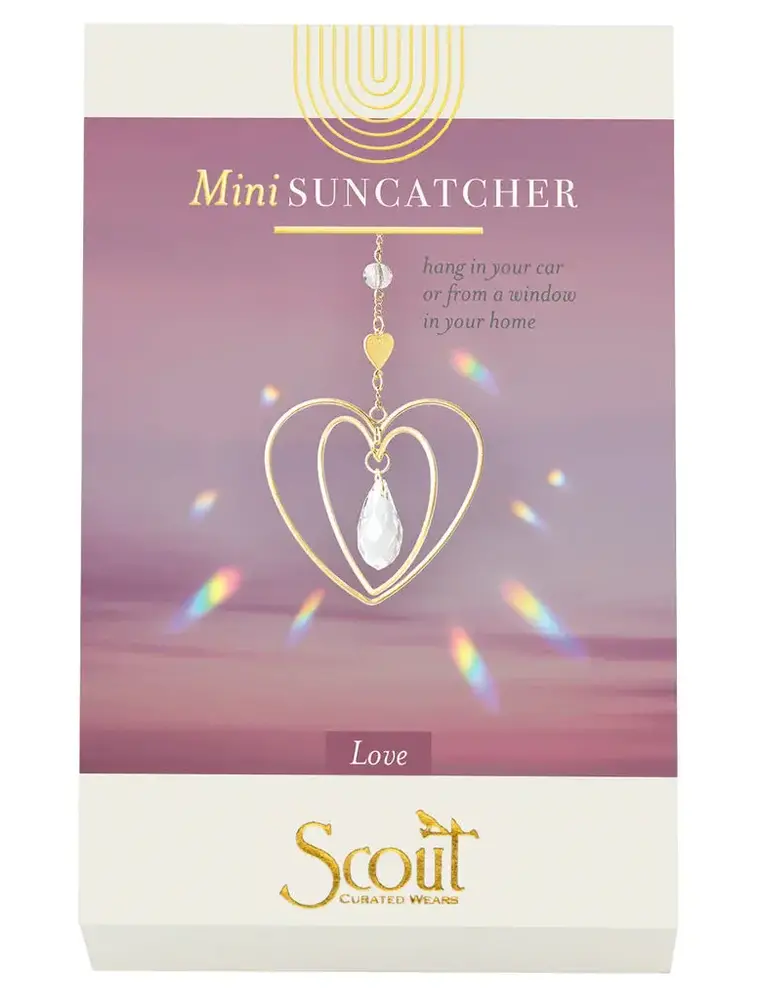 Scout Curated Wears Mini Suncatcher Heart/Love