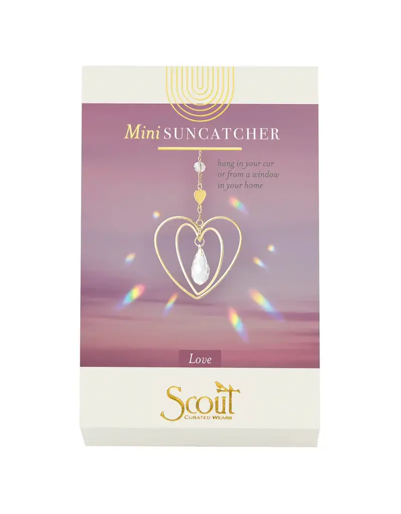 Scout Curated Wears Mini Suncatcher Heart/Love