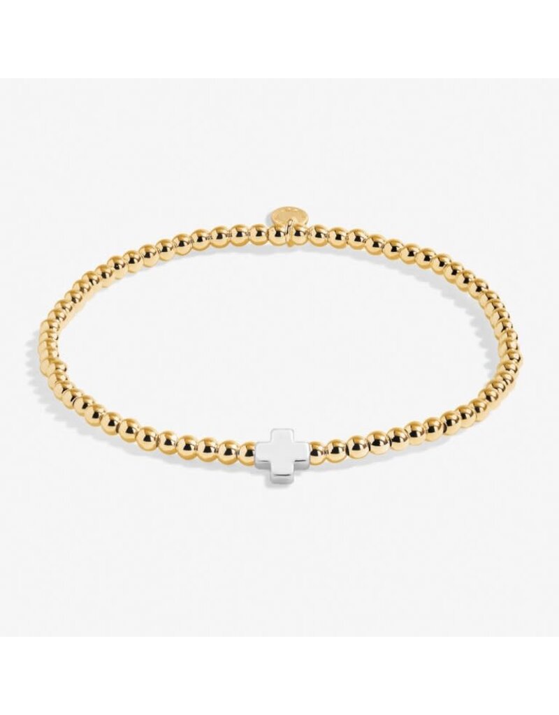 A Littles & Co. A Little Faith Hope Courage Silver Bracelet