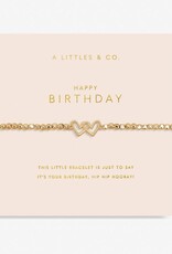 A Littles & Co. Forever Yours Happy Birthday Bracelet