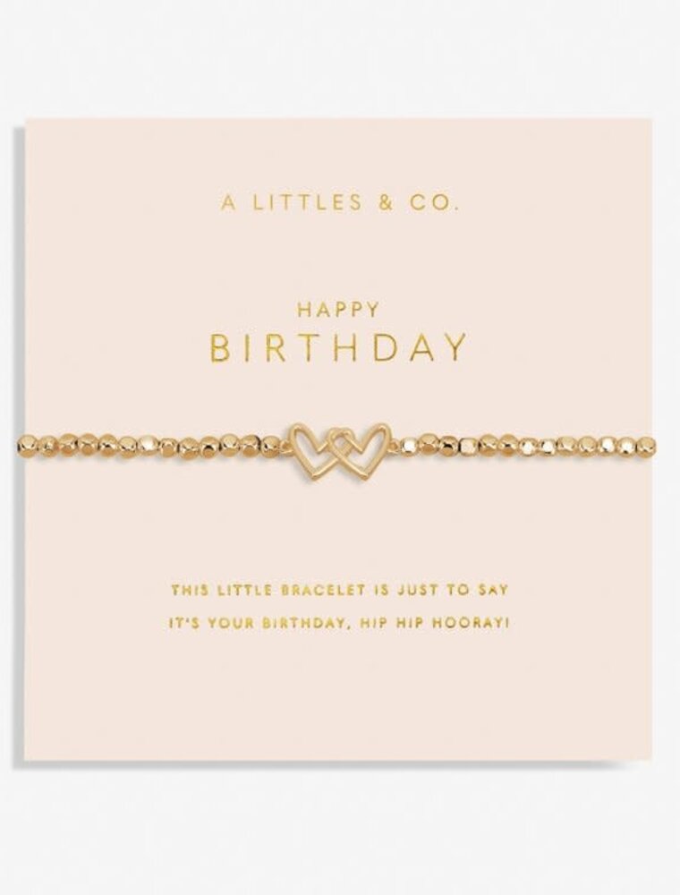 A Littles & Co. Forever Yours Happy Birthday Bracelet