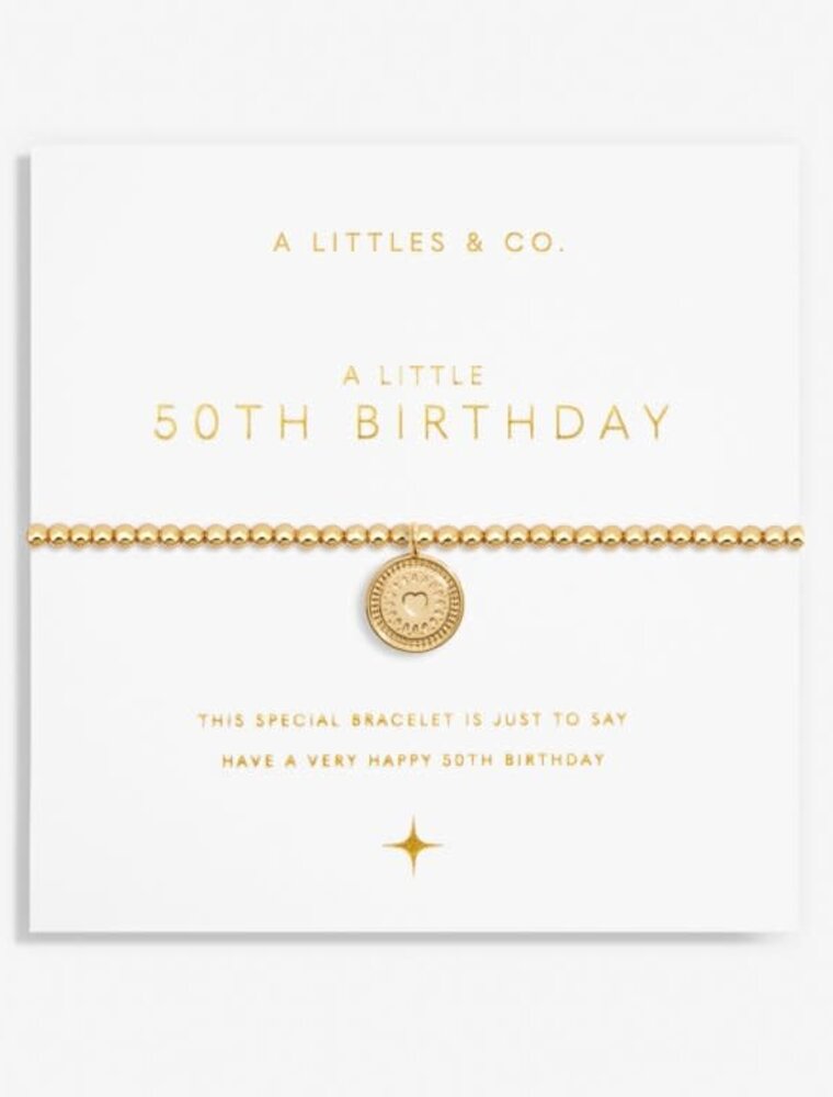 A Littles & Co. A Little 50th Birthday Bracelet