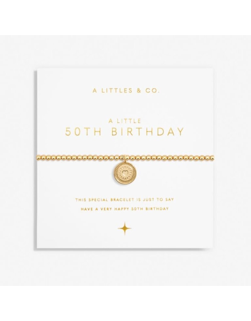 A Littles & Co. A Little 50th Birthday Bracelet
