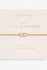 A Littles & Co. Forever Yours Happy 30th Bracelet
