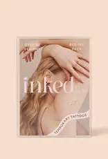 inkd by dani Hand Drawn Temporary Tattoos (red ink)