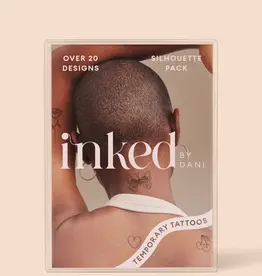 inkd by dani Hand Drawn Temporary Tattoos (silhouette pack)