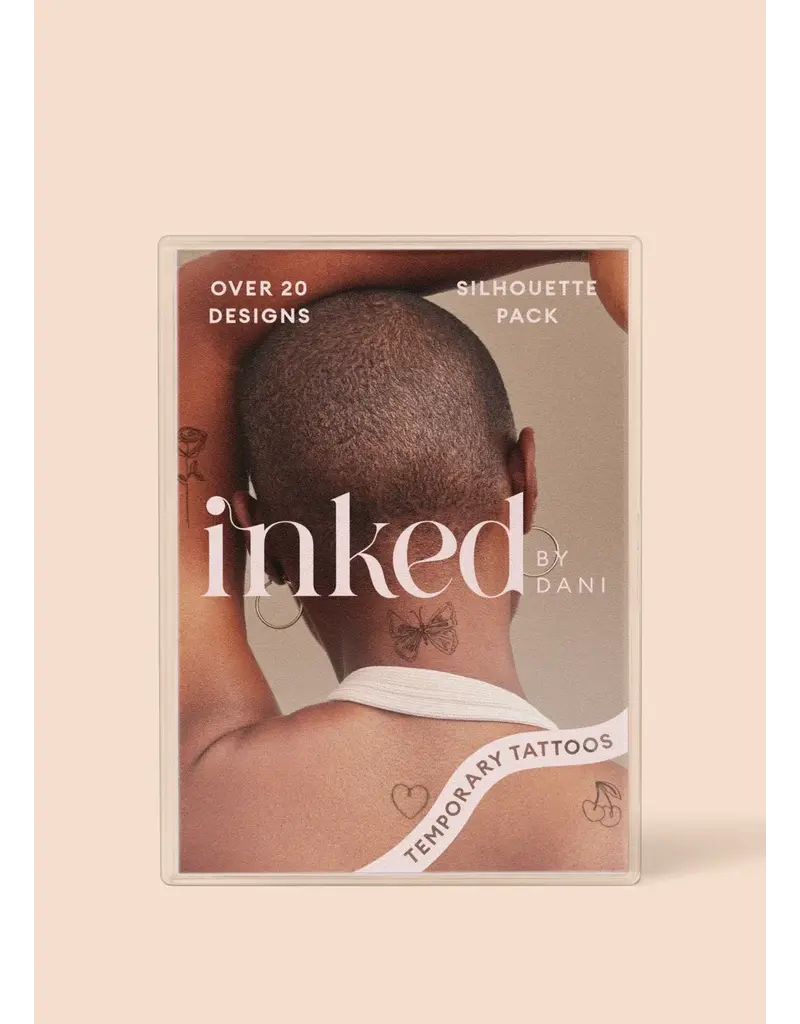 inkd by dani Hand Drawn Temporary Tattoos (silhouette pack)