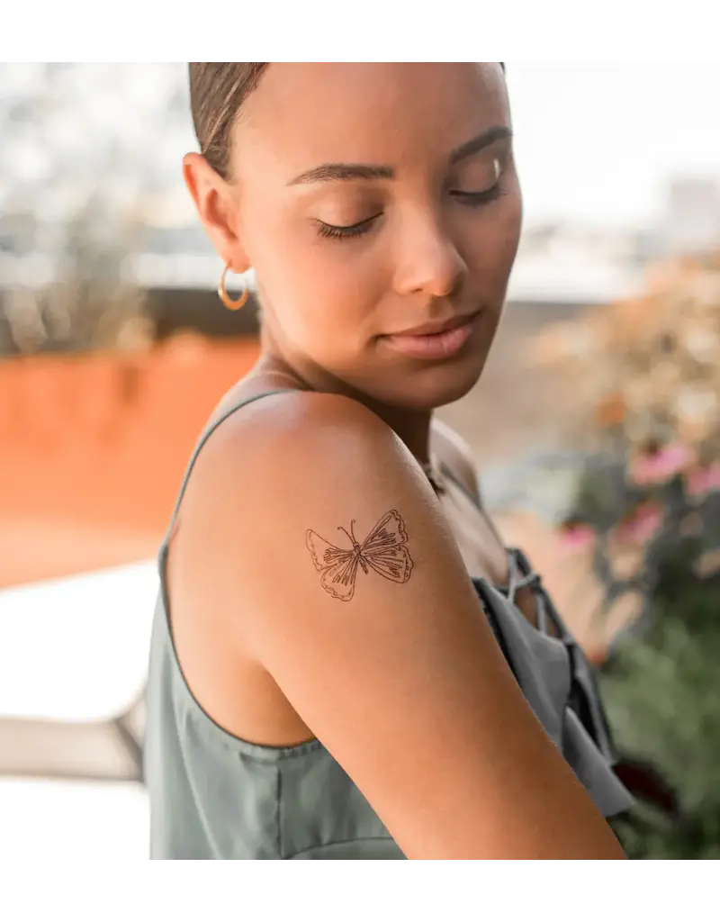 inkd by dani Hand Drawn Temporary Tattoos (silhouette pack)