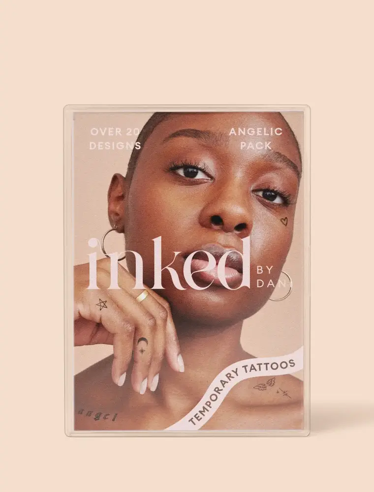 inkd by dani Hand Drawn Temporary Tattoos (angelic pack)