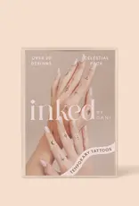 inkd by dani Hand Drawn Temporary Tattoos (celestial pack)