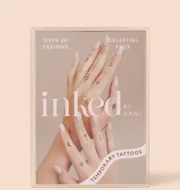 inkd by dani Hand Drawn Temporary Tattoos (celestial pack)