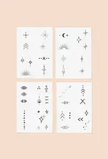 inkd by dani Hand Drawn Temporary Tattoos (celestial pack)