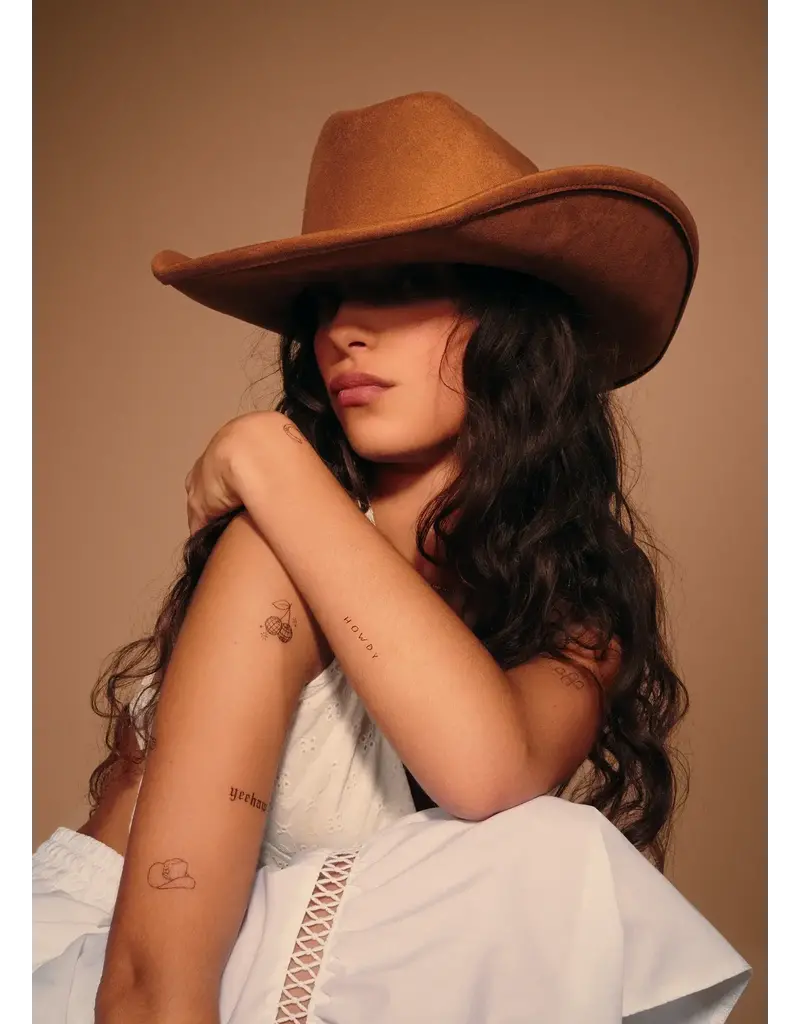 inkd by dani Hand Drawn Temporary Tattoos (disco cowgirl pack)