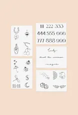 inkd by dani Hand Drawn Temporary Tattoos (lucky girl pack)