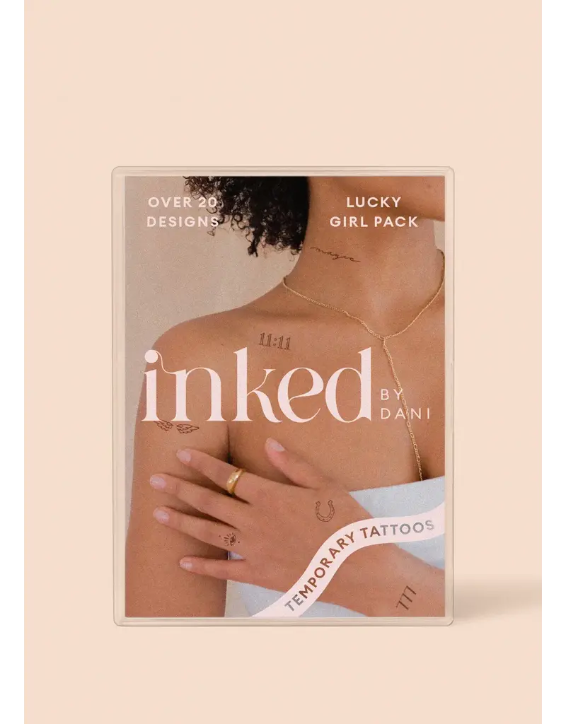 inkd by dani Hand Drawn Temporary Tattoos (lucky girl pack)