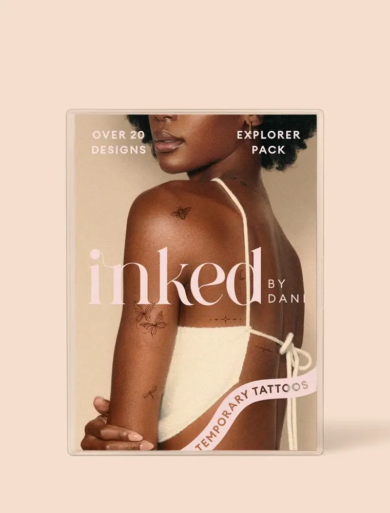 inkd by dani Hand Drawn Temporary Tattoos (explorer pack)
