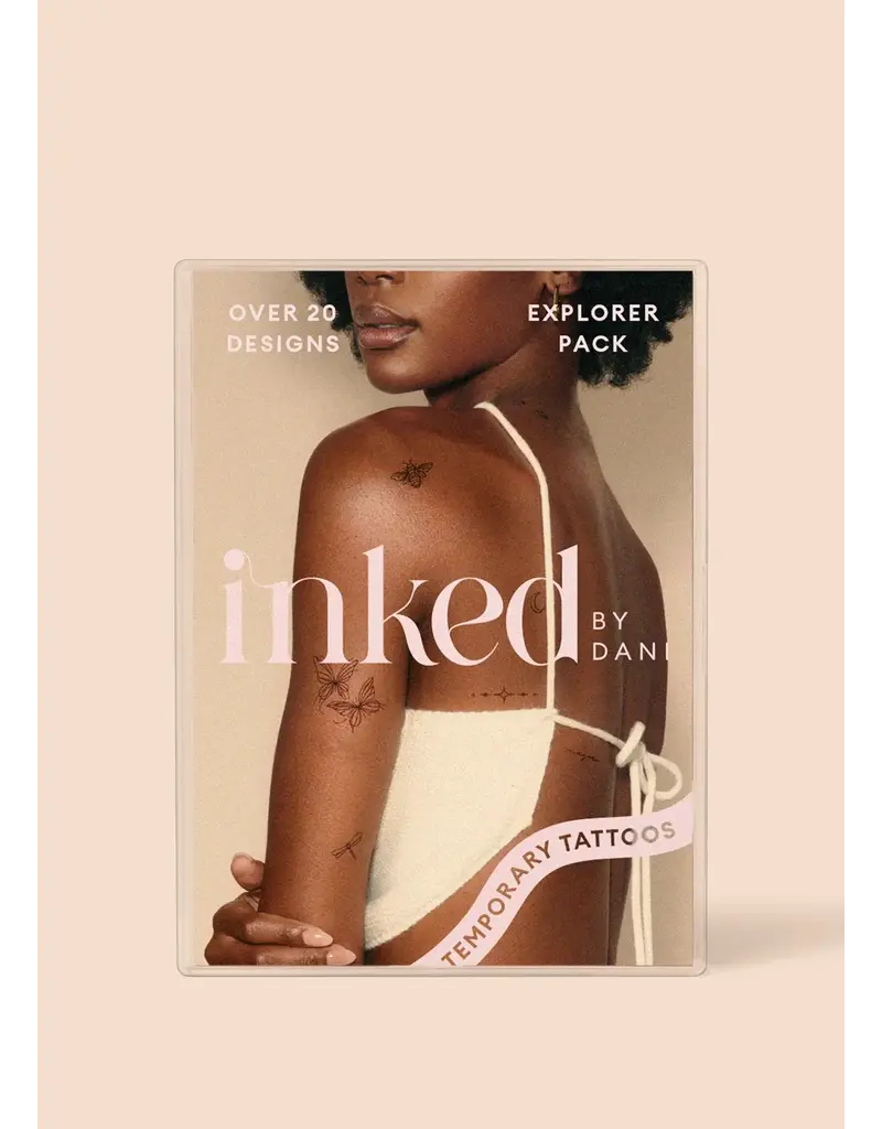 inkd by dani Hand Drawn Temporary Tattoos (explorer pack)