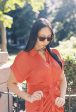 Z Supply Villa Chestnut-Brown Polarized Sunglasses