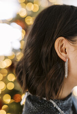 Kendra Scott Eve Huggie Earring Rhodium Metal